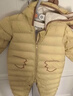 迷你巴拉巴拉【迷你小蛋仔】婴儿羽绒服三防连体羽绒服男女童宝宝连体衣 蜜糖黄31214 【白鸭绒-1000+清洁度】 100 CM 2-4岁 实拍图