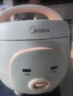 美的（Midea）迷你电饭煲微压 小型家用电饭煲1-2人电饭锅家用1-2-3个人用宿舍萌趣多功能煲汤煮饭煮粥不粘内胆 【机械款】一键快煮 1.6L 黑晶防粘内胆 实拍图