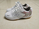 kawasaki川崎羽毛球鞋防滑耐磨男女同款运动训练鞋003 专业款白色 41  实拍图