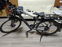 永久锂电池助力电动自行车禧玛诺变速超长续航山地车男女士双碟刹单车 F58-摩天灰【10A油碟】26寸 实拍图