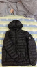 鸭鸭（YAYA）羽绒服男士轻薄短款修身时尚连帽保暖易打理外套简约潮D 黑色连帽 2XL /185 实拍图