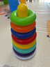 MKBIBI叠叠乐婴儿套圈玩具早教不倒翁彩虹套圈环积木1-3岁生日礼物 实拍图