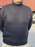 GENIOLAMODE森马集团加绒高领毛衣男士冬季加厚针织衫男生毛线衣服 灰色 XL 实拍图