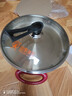 多星专卖店山东多星电煎锅家用不沾锅电饼铛多功能电锅304不锈钢平底煎烙饼锅 多星不锈钢电煎锅【31cm红色】升级款 实拍图