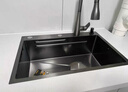 好太太家宝系列厨房水槽小米粒大单槽多功能洗碗洗菜一体盆304不锈钢洗菜池 68*45 【5.0加厚】纳米抗菌 实拍图