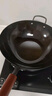 炊大皇铁锅家用无涂层不锈炒锅燃气灶专用炒锅炒菜锅平底锅极铁锅34cm 实拍图