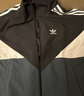 adidas经典宽松运动夹克外套男女春季阿迪达斯官方三叶草 黑色/绿色/白色   L   实拍图