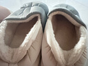 俞兆林棉拖鞋男女居家用外穿包跟羽绒布保暖棉鞋 YG001 实拍图