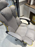 奥伦福特 电脑椅办公椅子电竞椅家用人体工学椅老板椅主播靠背椅皮革转椅 创意工学椅-灰+含乳胶垫【二代】 实拍图