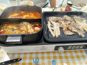 小熊（Bear）烤涮一体两用锅 烤肉锅电烤盘 家用电烧烤炉火锅烤肉一体多功能锅 鸳鸯锅分体可拆洗分区控温L21D2 实拍图