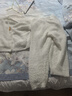 ubras【虞书欣同款】兔绒绒开襟家居服套装厚款女加绒睡衣冬季女 【长袖长裤套装】纯白色 M 实拍图