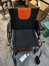 鱼跃 (yuwell)手动轮椅车H062折叠老人轻便免充气铝合金旅行手推代步 实拍图
