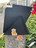 ALittleFlower【配钢化膜】适用苹果iPadPro保护套22-18款iPadAir7/6/5款K折新三代双面夹磁吸竖屏皮套11英寸 黑 实拍图