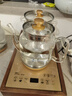 茶皇子（CHAHUANGZI）双边底部上水电热烧水壶茶台嵌入式全自动电茶炉玻璃喷淋式煮茶器2025新款泡茶专用烧水煮茶一体机 1L 双边底部加水-三壶款37×20 实拍图