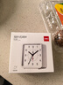 得力儿童节礼物方形简约指针闹钟柔光夜灯台式时尚座钟起床神器 开学升学季必备礼物 白色8851开学礼物 实拍图