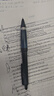 三菱（uni）按制圆珠笔原子笔中油笔软胶笔握 低重心黑胶黑杆 SXN-1000 0.7mm黑色 实拍图