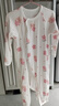 童泰（TONGTAI）婴儿连体衣夏薄款纯棉男女宝宝衣服无骨哈衣提花爬服粉色90cm 实拍图