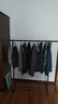 京东京造卧室阳台挂衣架可移动落地晾衣架室内挂衣服1.3米火山灰 实拍图