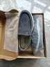 布舍元青年透气平底休闲鞋一脚蹬帆布板鞋老北京布鞋男411-1728 蓝色41 实拍图