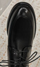 回力官方男鞋皮鞋男冬季正装鞋英伦风厚底商务鞋保暖鞋子男 黑色 41 实拍图