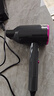 电吹风机大功率不伤发发廊吹风机负离子锤子吹风筒学生家用吹风筒冷热风吹头发 太空灰【1800W】风力升级+双层隔热 实拍图