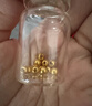 囍蓝足金999金珠黄金小金珠金豆小克重单颗0.01g定制 合单0.2g内运费3元，超出包邮，重量大小随机/多退少补 0.05g 实拍图