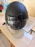凤凰（Phoenix）新国标A类3C认证电动车摩托车头盔双镜片防雾防风保暖哑黑 男女四季通用电瓶车3/4半盔冬季安全帽 实拍图
