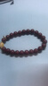 普陀山高含量朱砂手串蜜蜡佛珠五行手链紫金砂本命年礼物 实拍图