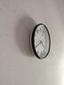 康巴丝（Compas） 挂钟走时客厅办公室钟表挂墙2024新款简约创意时钟时尚石英钟 3018黑色23CM 实拍图