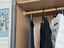 未来式衣柜挂衣杆免打孔伸缩晾衣杆衣柜内衣橱架子横杆晾衣架撑杆35-50 实拍图