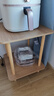 逸朗德（YILANGDE）简易床头柜小型卧室现代简约迷你床边柜收纳架储物柜子置物床头桌 浅胡桃色双层40*40*53cm 实拍图