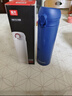 富光保温杯大容量轻量水杯男女学生316不锈钢车载弹盖杯年货礼品定制 菘蓝色【316不锈钢+滤网】500ml 实拍图