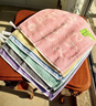 金号A类儿童毛巾纯棉小毛巾洗脸擦手毛巾挂式婴儿毛巾方巾洗脸帕6条装 实拍图