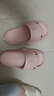 明星同款 高颜值2代萌鲨鱼厚底增高拖鞋防滑户外多巴胺拖鞋女士 粉色 40-41 实拍图