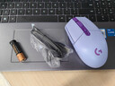 罗技（G）G304 LIGHTSPEED无线鼠标 游戏鼠标 轻质便携 鼠标宏 绝地求生FPS英雄联盟吃鸡 生日礼物 紫色 实拍图