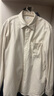 优衣库男女装法兰绒衬衫长袖衬衣纯棉薄外套478118 478118/01乳白色 M 实拍图