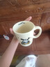 马克杯高颜值ins风陶瓷杯卡通咖啡杯办公室家用早餐喝水杯子可爱 飞机小狗陶瓷杯 实拍图