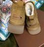 骆驼（CAMEL）冬季女靴经典加绒保暖加厚休闲雪地靴 L23W275157驼色 37 实拍图