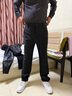 罗蒙（ROMON）西装休闲裤商务通勤风加厚保暖秋冬季高弹免烫正装长裤子男 黑 36 实拍图