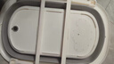 iuu婴儿洗澡盆 可折叠宝宝浴盆大号 洗澡神器躺托浴架新生儿童用品 【北欧灰】+可调节感温浴架 材质：FAD食品级材质检测认证 实拍图
