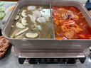 美的（Midea）电火锅鸳鸯锅火锅专用锅多功能锅料理烤肉锅分体式多功能一体电锅0氟钛陶电煮锅HGS352866S 实拍图