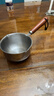 热油小锅泼油锅加厚不锈钢木柄防烫带刻度双倒流口不挂油无涂层 【木柄】爆款300ml 实拍图