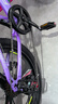 凤凰山地自行车男女变速山地车碟刹青少年儿童自行车学生单车 星际 粉紫【变速+三刀轮】 20寸【适合125-160cm】 实拍图