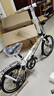 大行（DAHON）折叠自行车20英寸超轻6速通勤折叠单车HAT061 白色 实拍图