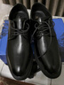 北欧图（BEIOUTU）皮鞋男士正装鞋2025秋冬新款商务休闲舒适职场皮鞋 1781 黑色 42 实拍图