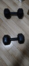 艾美仕（AiMeiShi）环保哑铃包塑六角哑铃男女士家用健身器材两只5kg 实拍图