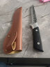 采岑 剔骨专用刀龙泉手工锻打剔骨肉刀分割刀屠宰专用刀杀猪宰羊刀 C分割刀+皮套 实拍图