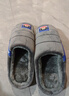大嘴猴（paul frank）棉拖鞋男士秋冬季室内家居拖鞋毛绒保暖厚底棉鞋男款深灰280PF607 实拍图