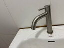 橱卫帮（CVBAB）面盆水龙头单冷 卫生间台盆 洗手盆水龙头洗脸盆304不锈钢CV1508N 实拍图