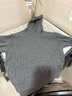 优衣库女装可机洗纽花针织连帽套头衫/25秋冬新款478871 06 铅灰色 M /160/84 实拍图